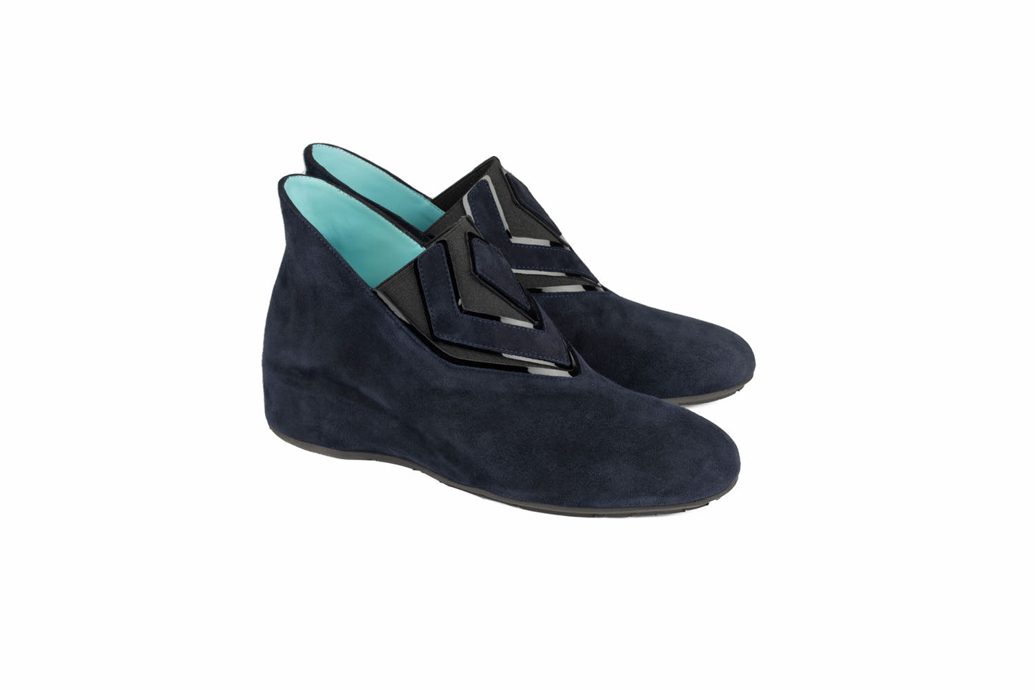 thierry rabotin ダークブルー バレエシューズ　ウェッジソール Woman's shoe collection: flats, pumps, boots, wedges