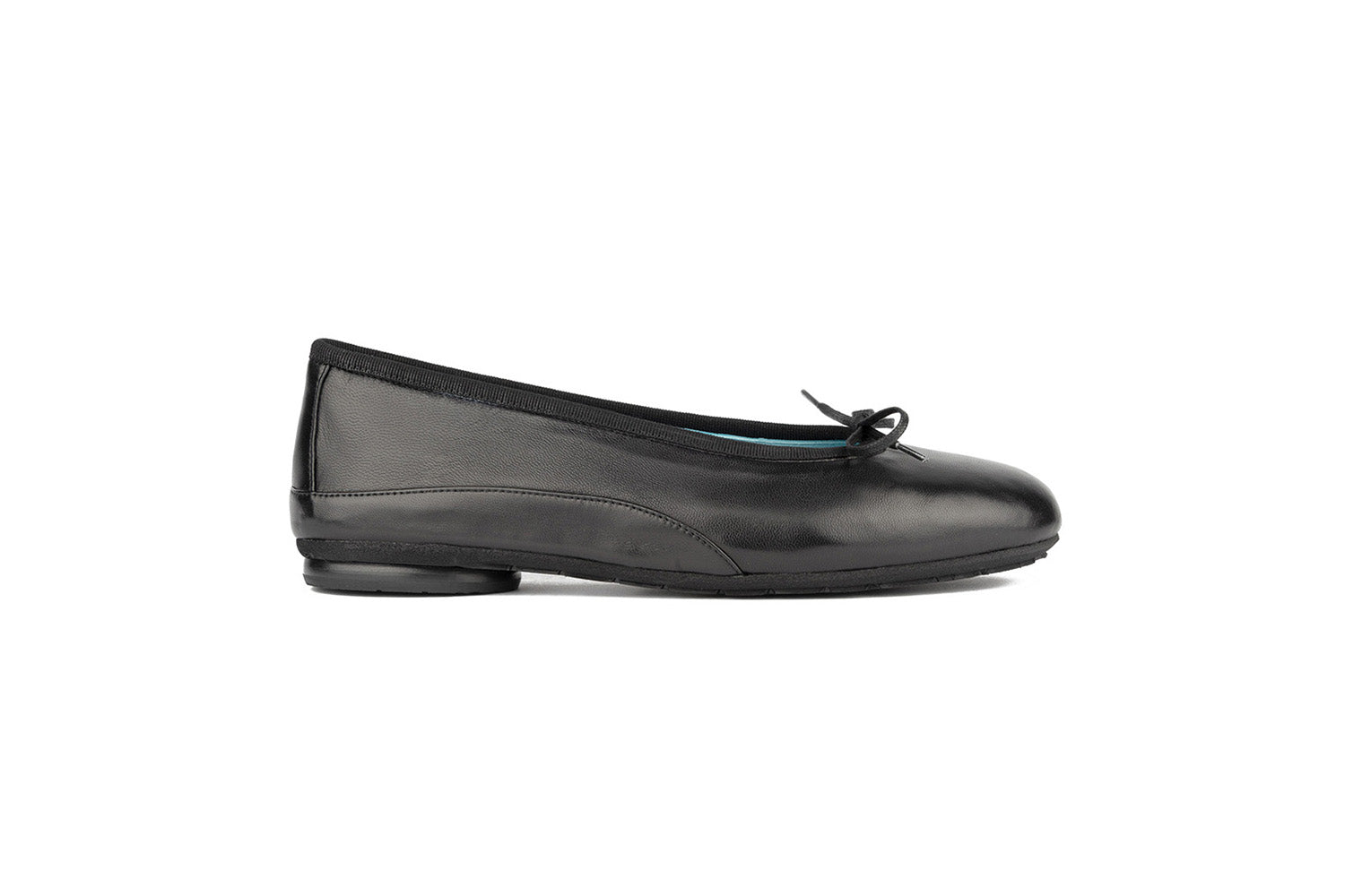 Classic black nappa leather flats with bow decoration – Thierry Rabotin ...